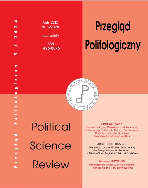 The Riddle of the Middle: Questioning the Interpretation of the Mixed or Middle-Class Regime of Aristotle’s Politics Cover Image