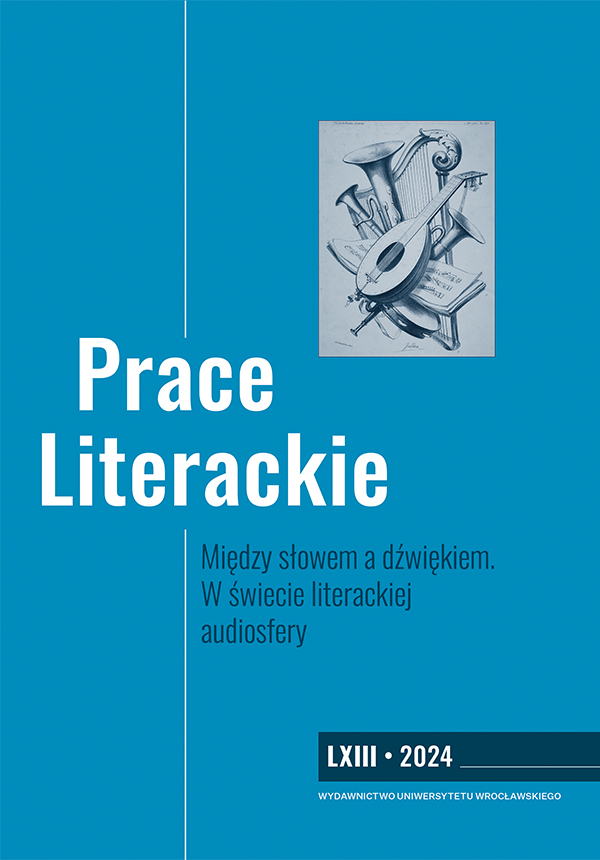 Krajobraz z burzą.Bajka o Pawle Mykietynieby J. Mikołajewski in the context of the soundscape and surconventionalism Cover Image