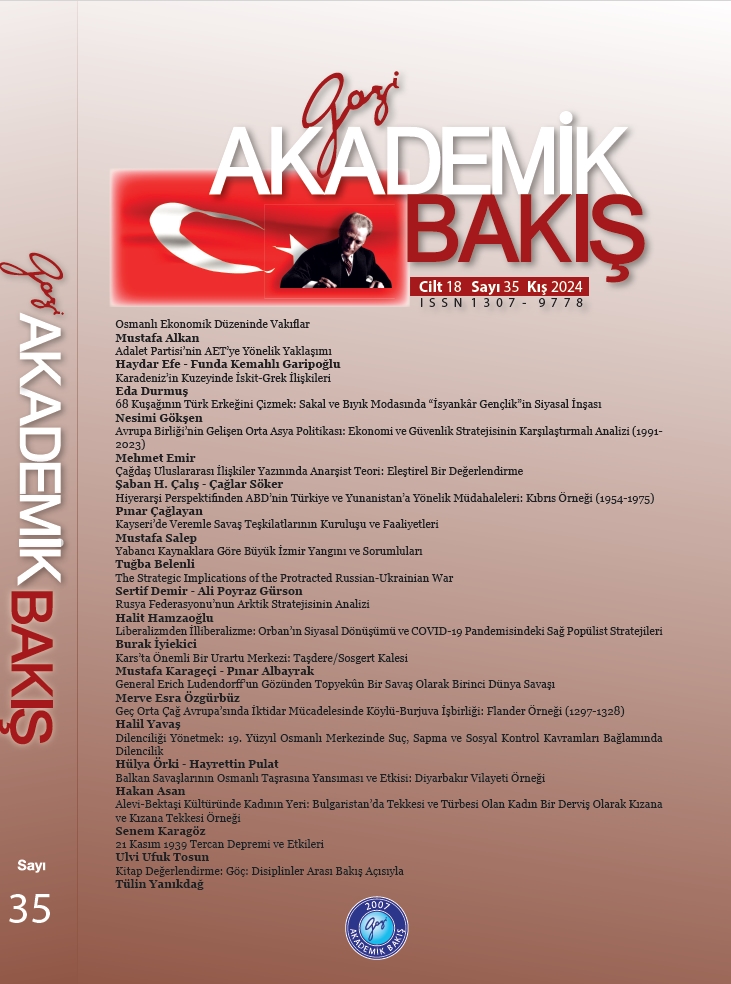 US Interventions in Türkiye and Greece from the  Perspective of the Hierarchy:  The Case of Cyprus (1954-1975) Cover Image