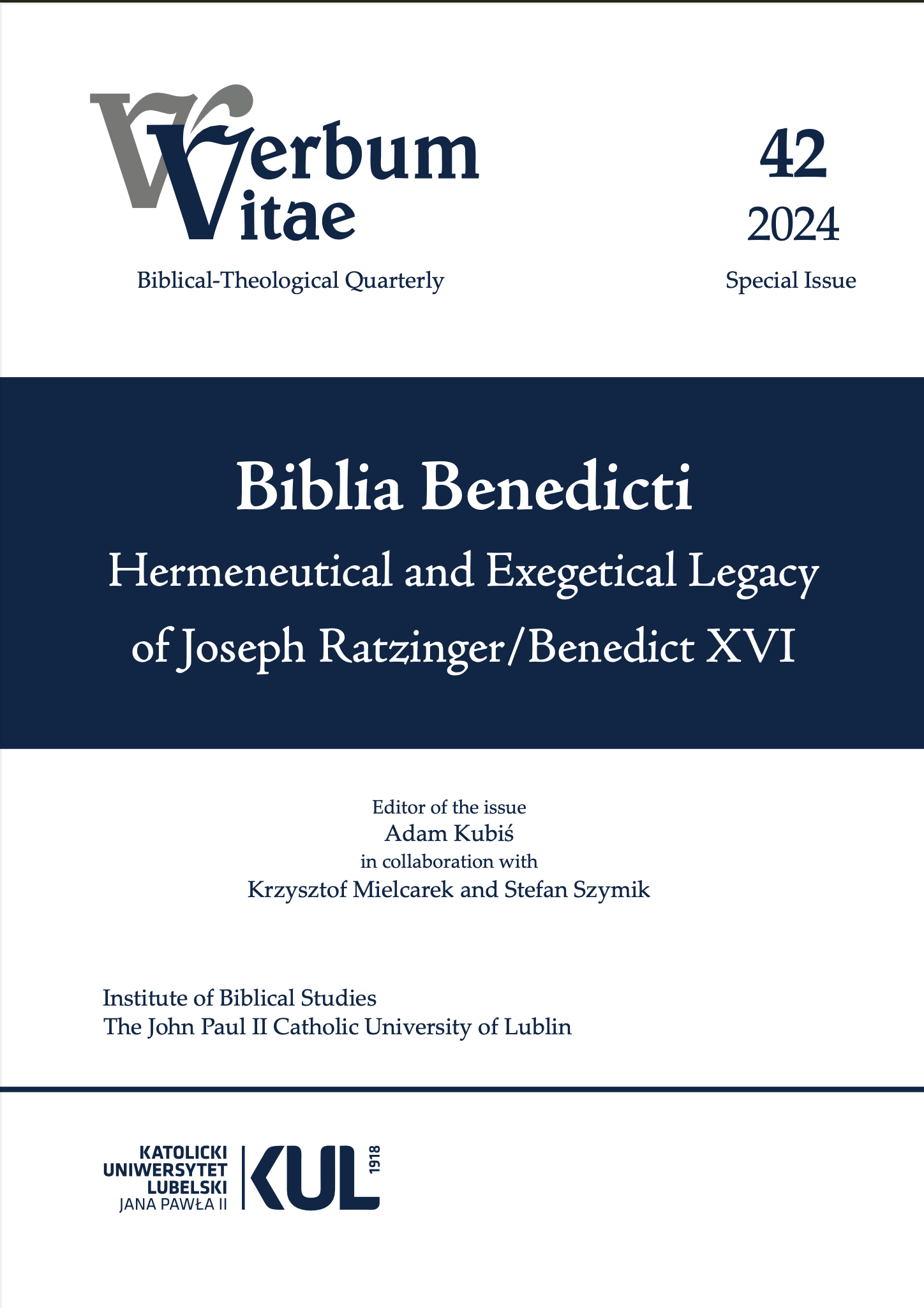 Church Tradition and Its Biblical Foundations
in the Teaching of Joseph Ratzinger /Benedict XVI.
An Outline of Problems Cover Image