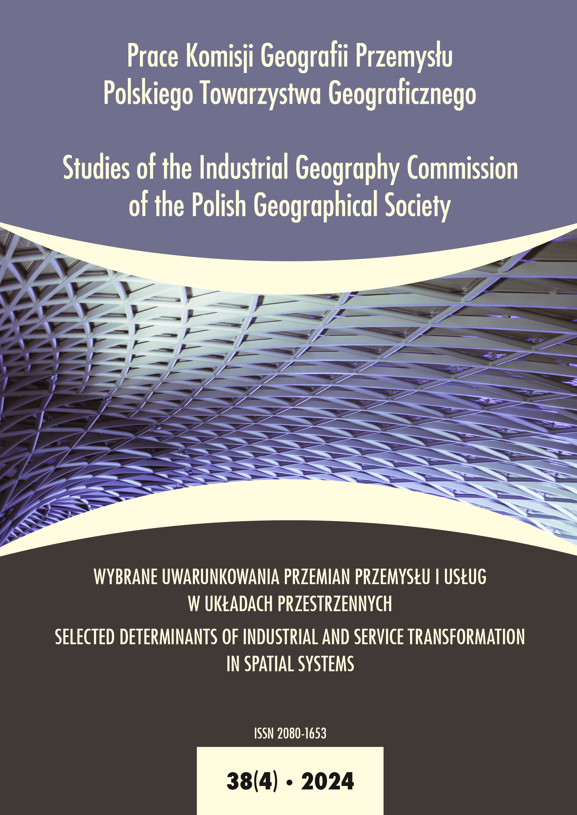 Industry in the functional structure of small towns in Małopolska province Cover Image