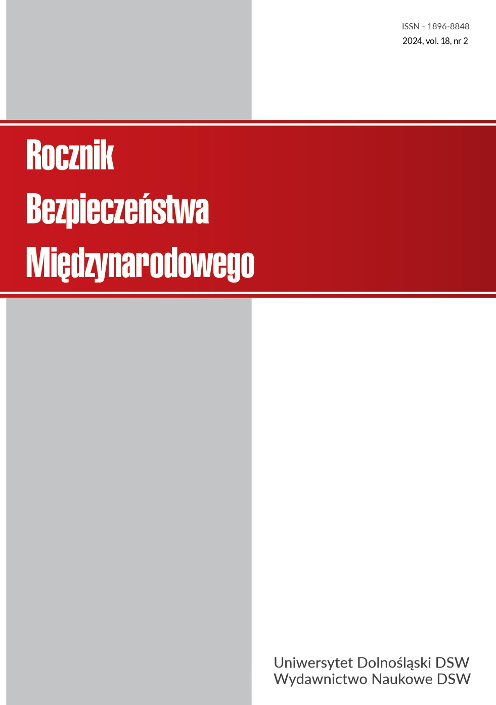 The Evolution of the North Atlantic Alliance’s Position on the Defence of NATO’s Eastern Flank – from Newport to Washington (2014–2024) Cover Image