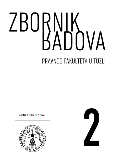 GENERAL CIVIL CODE (GCC) CHALLENGE IN THE APPLICATION OF EUROPEAN LEGISLATION IN BOSNIA AND HERZEGOVINA DURING THE AUSTROHUNGARIAN ADMINISTRATION Cover Image