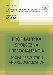 Academic Journal of the Institute of Social Prevention and Resocialisation of the University of Warsaw Cover Image