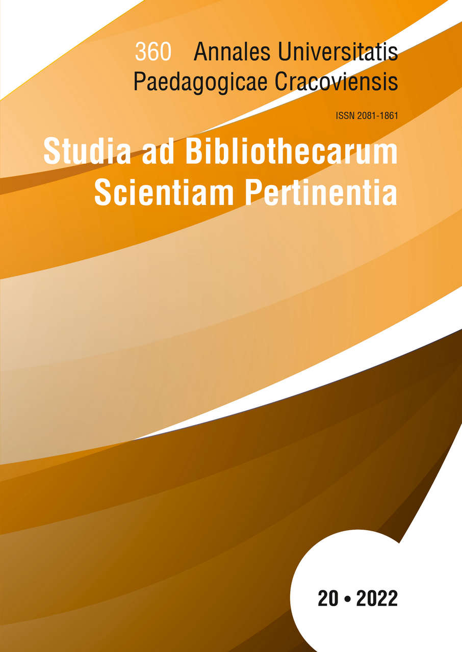 Annales Universitatis Cracoviensis. Studia ad Bibliothecarum Scientiam Pertinentia
