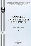 Annales Universitatis Apulensis. Series Philologica