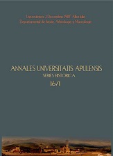 Annals of the University of Alba Iulia - History Cover Image