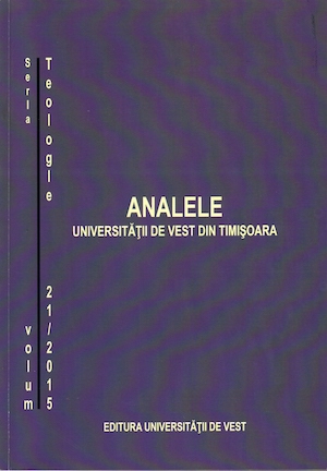 Analele Universității de Vest din Timișoara. Seria Teologie
