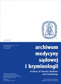 Archives of Forensic Medicine and Criminology
