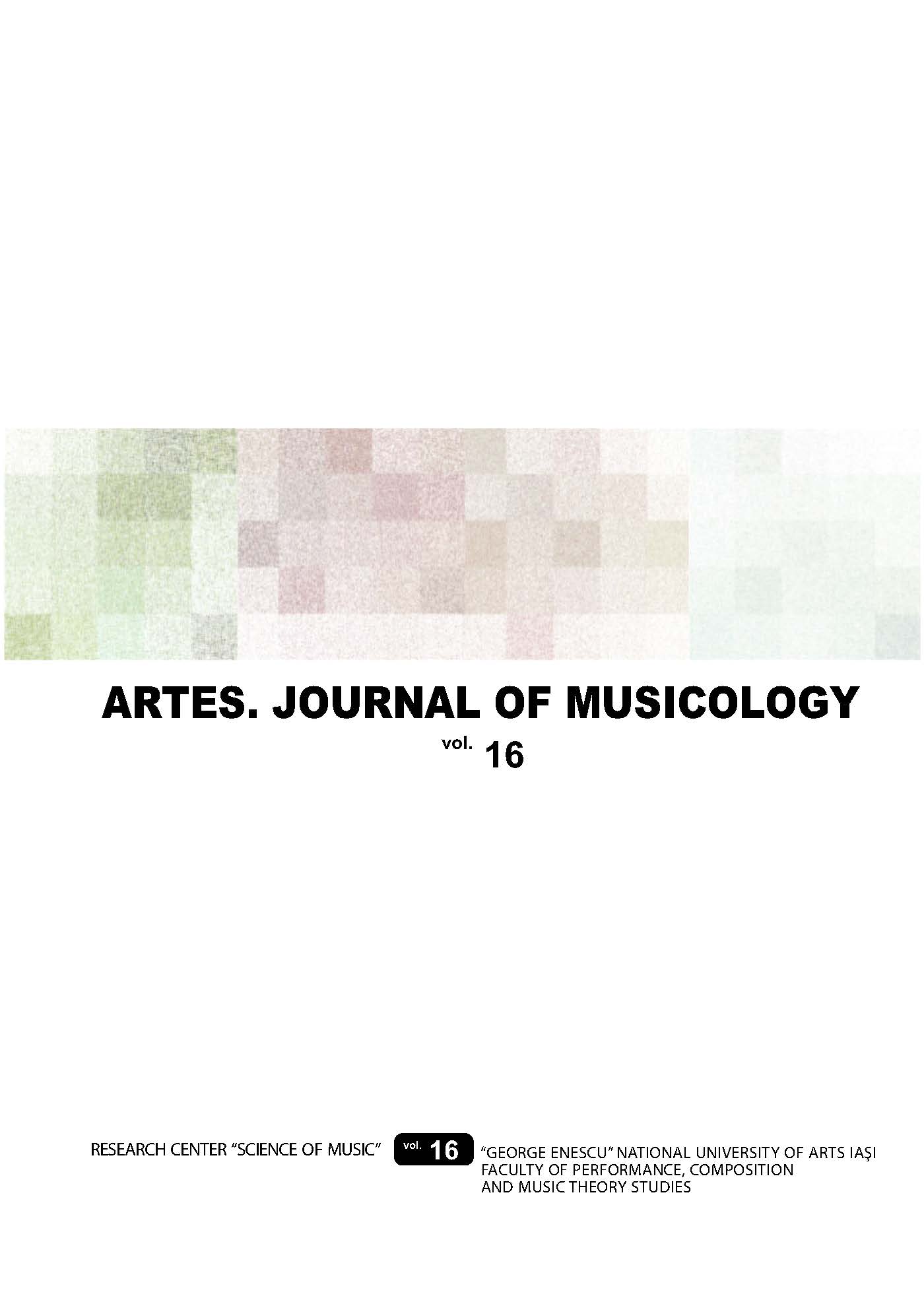 Artes. Journal of musicology