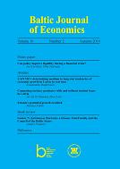Baltic Journal of Economics 