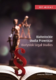 Bialystok Legal Studies Cover Image