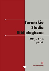 Bibliological Studies of Torun