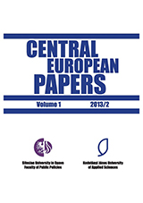 Central European Papers Cover Image