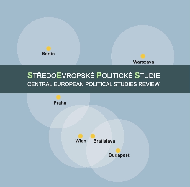 Central European Political Studies Review (CEPSR) Cover Image