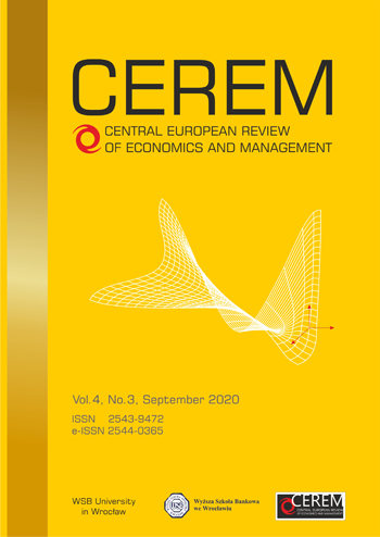 Central European Review of Economics and Management (CEREM) Cover Image