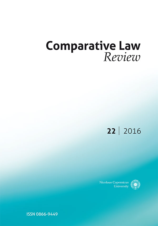 Comparative Law Review Cover Image