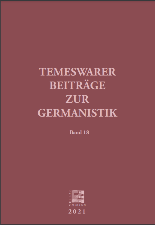 Temeswarer Beiträge zur Germanistik