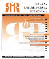 Hrvatska revija za rehabilitacijska istrazivanja