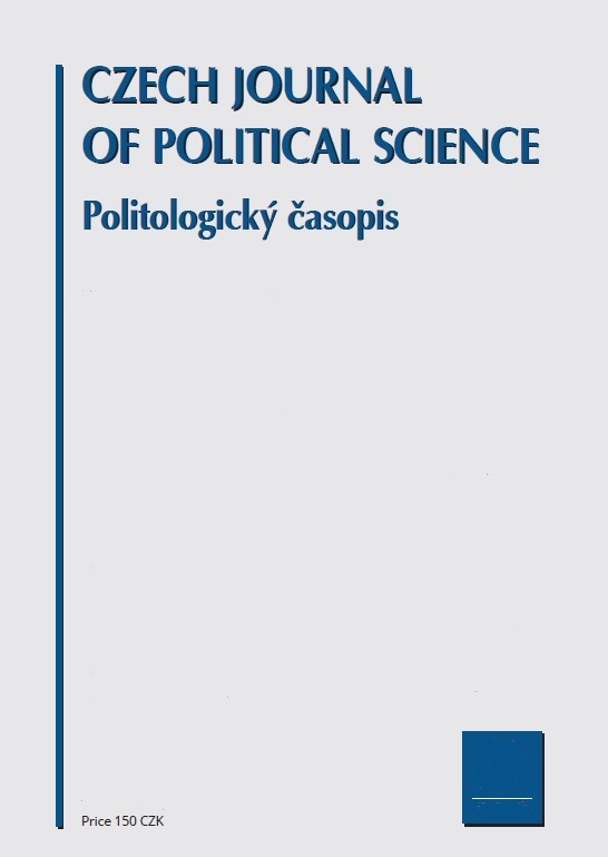Czech Journal of Political Science Cover Image