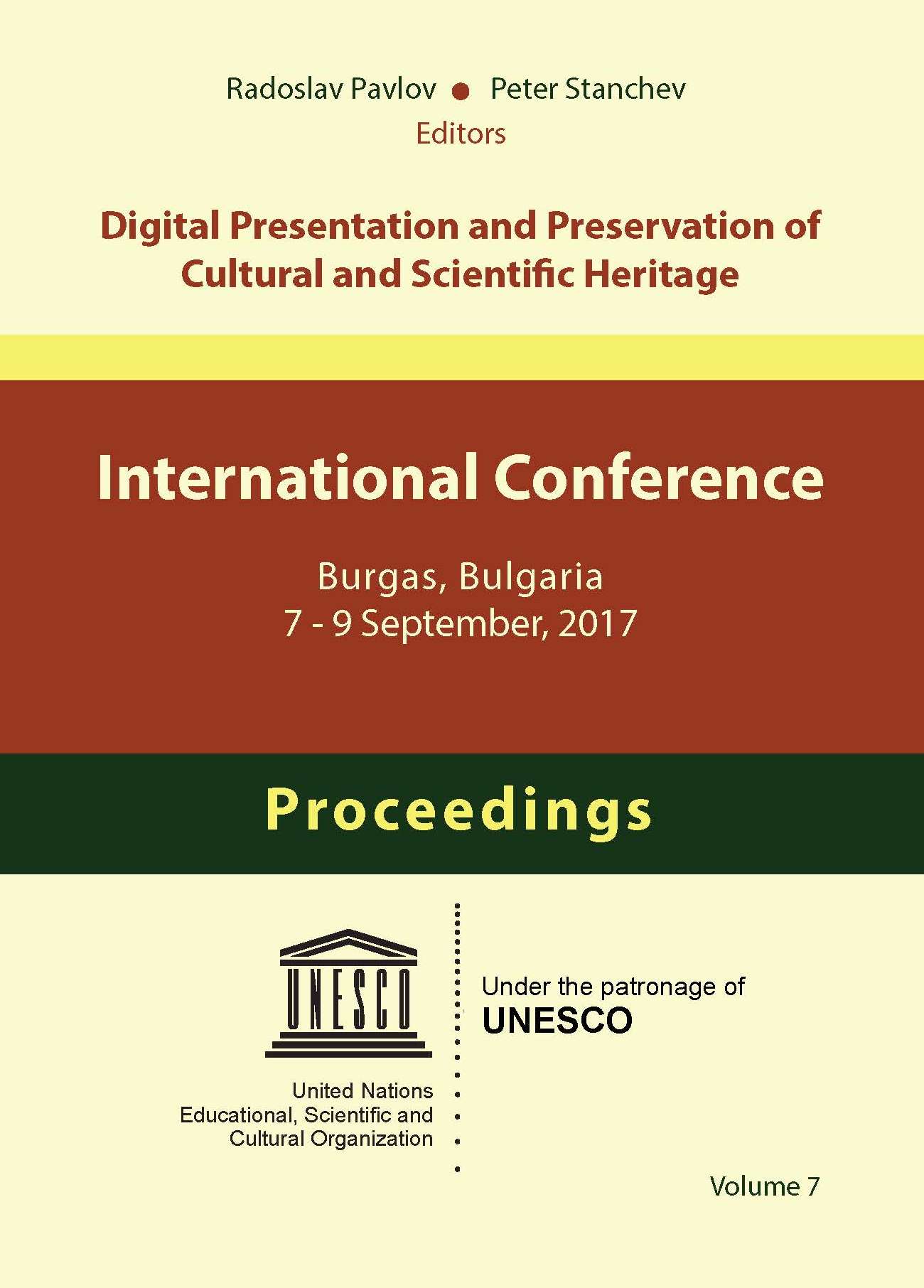 Digital Presentation and Preservation of Cultural and Scientific Heritage Cover Image
