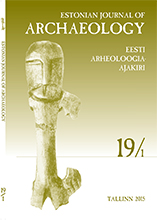 Estonian Journal of Archaeology Cover Image