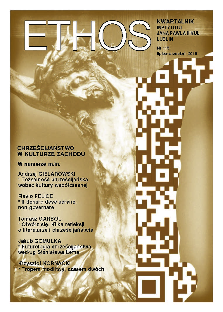 Ethos: Quarterly of the John Paul II Institute at the Catholic University of Lublin Cover Image