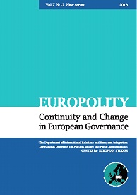 Europolity - Continuity and Change in European Governance