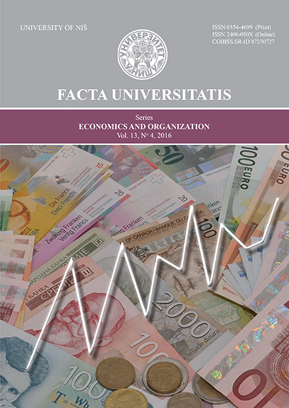 FACTA UNIVERSITATIS - Economics and Organization