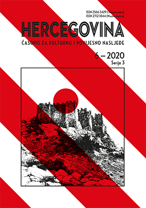 Hercegovina.  Journal of cultural heritage and history (since 2018) Cover Image