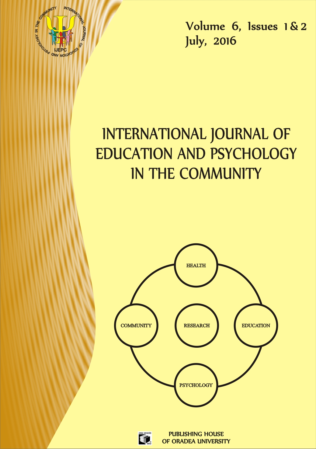 International Journal of Education and Psychology in the Community (IJEPC) Cover Image
