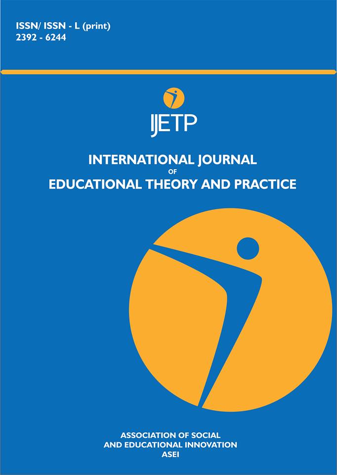 International Journal of Educational Theory and Practice (IJETP) Cover Image