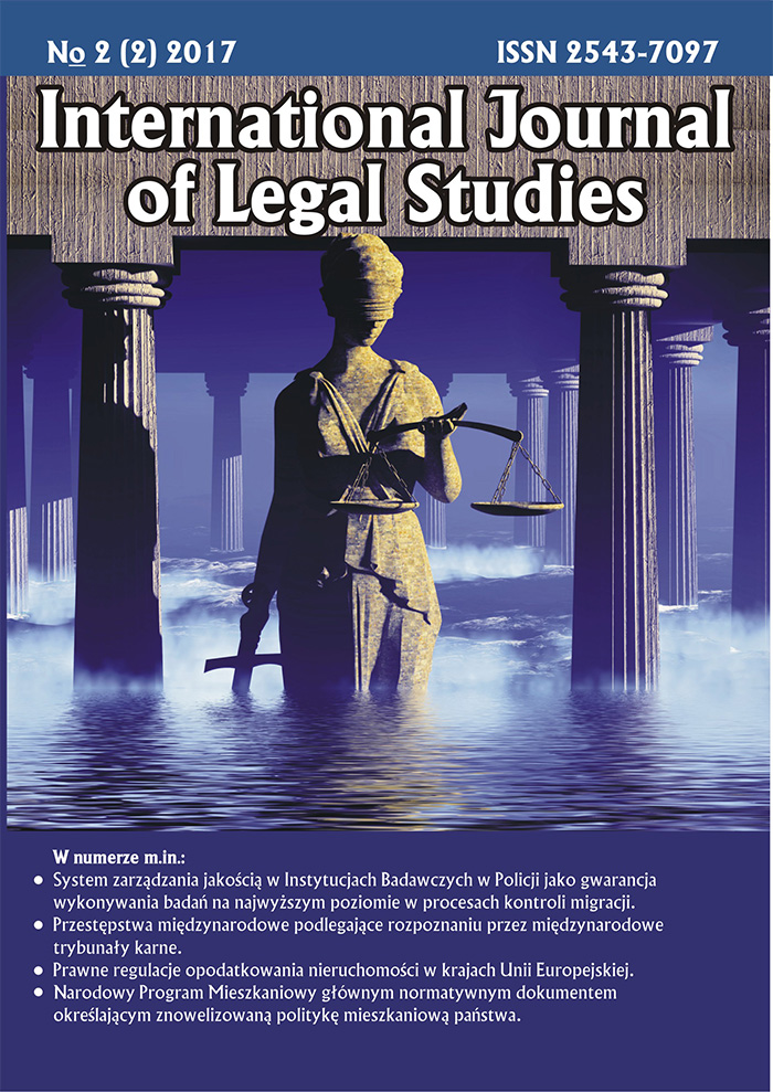 International Journal of Legal Studies (IJOLS)