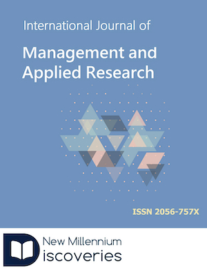 International Journal of Management and Applied Research Cover Image