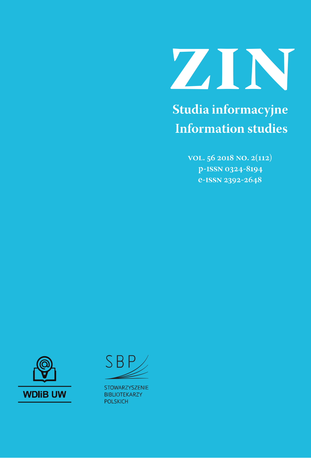 Issues of Information Science - Information Studies