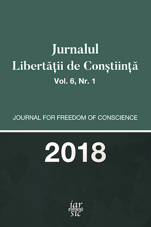 Journal for Freedom of Conscience Cover Image