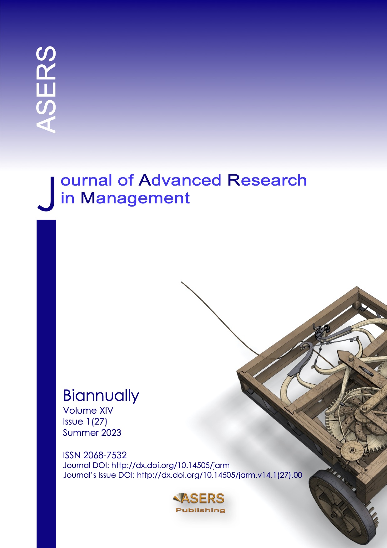Journal of Advanced Research in Management (JARM) Cover Image
