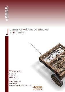 Journal of Advanced Studies in Finance (JASF) Cover Image