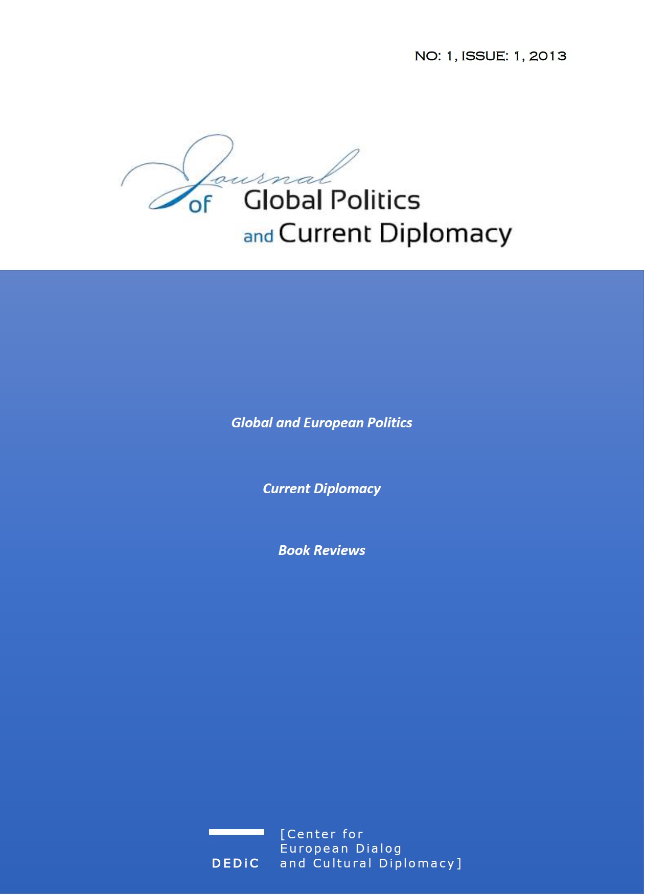 Journal of Global Politics and Current Diplomacy