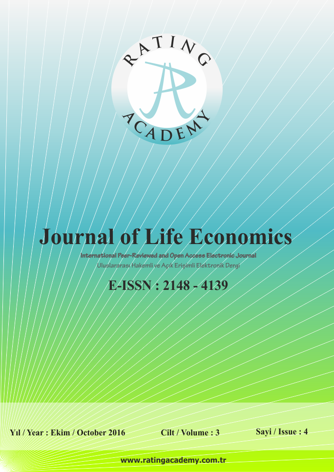 Journal of Life Economics Cover Image