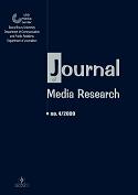 Journal of Media Research Cover Image