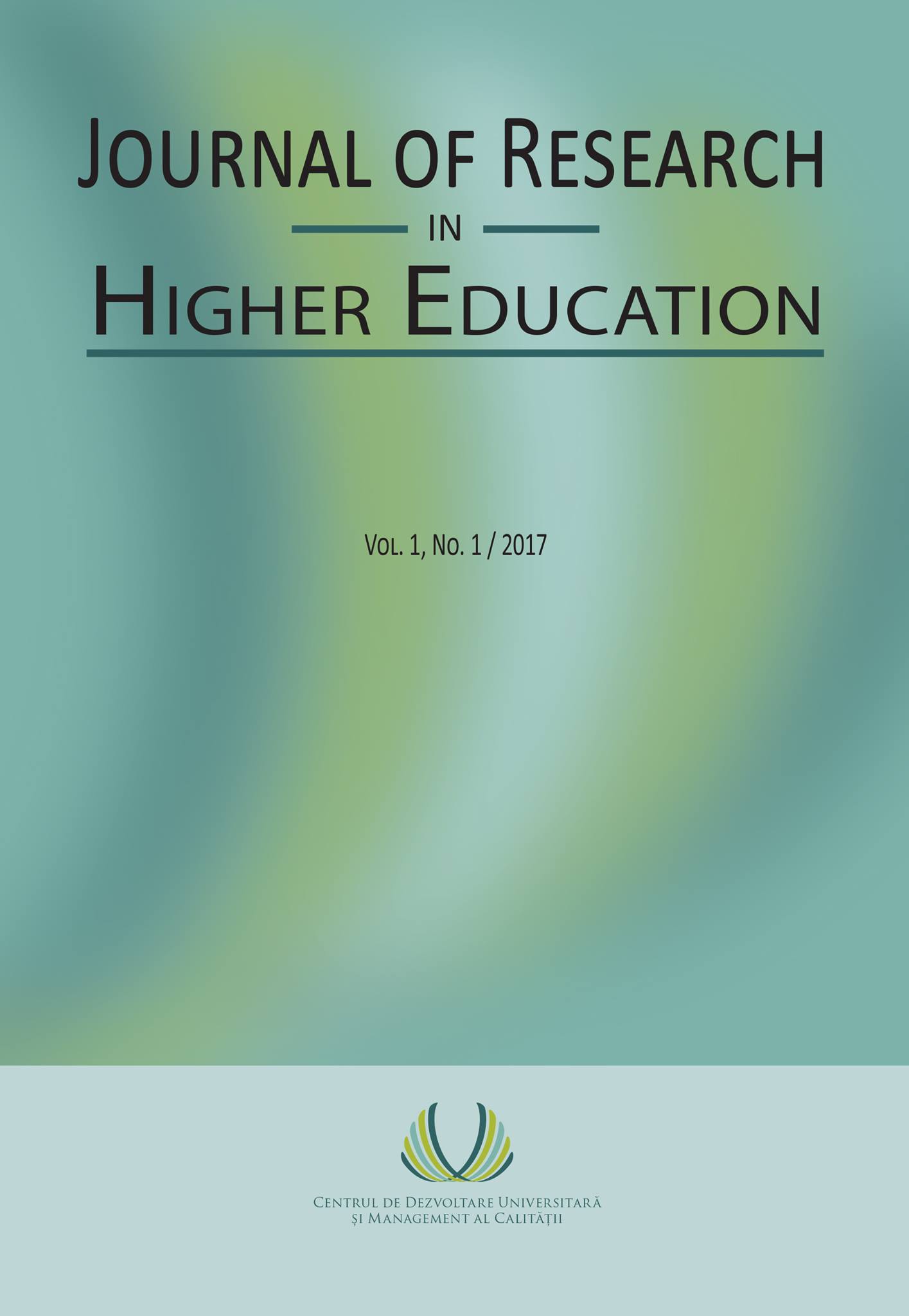 Journal of Research in Higher Education Cover Image