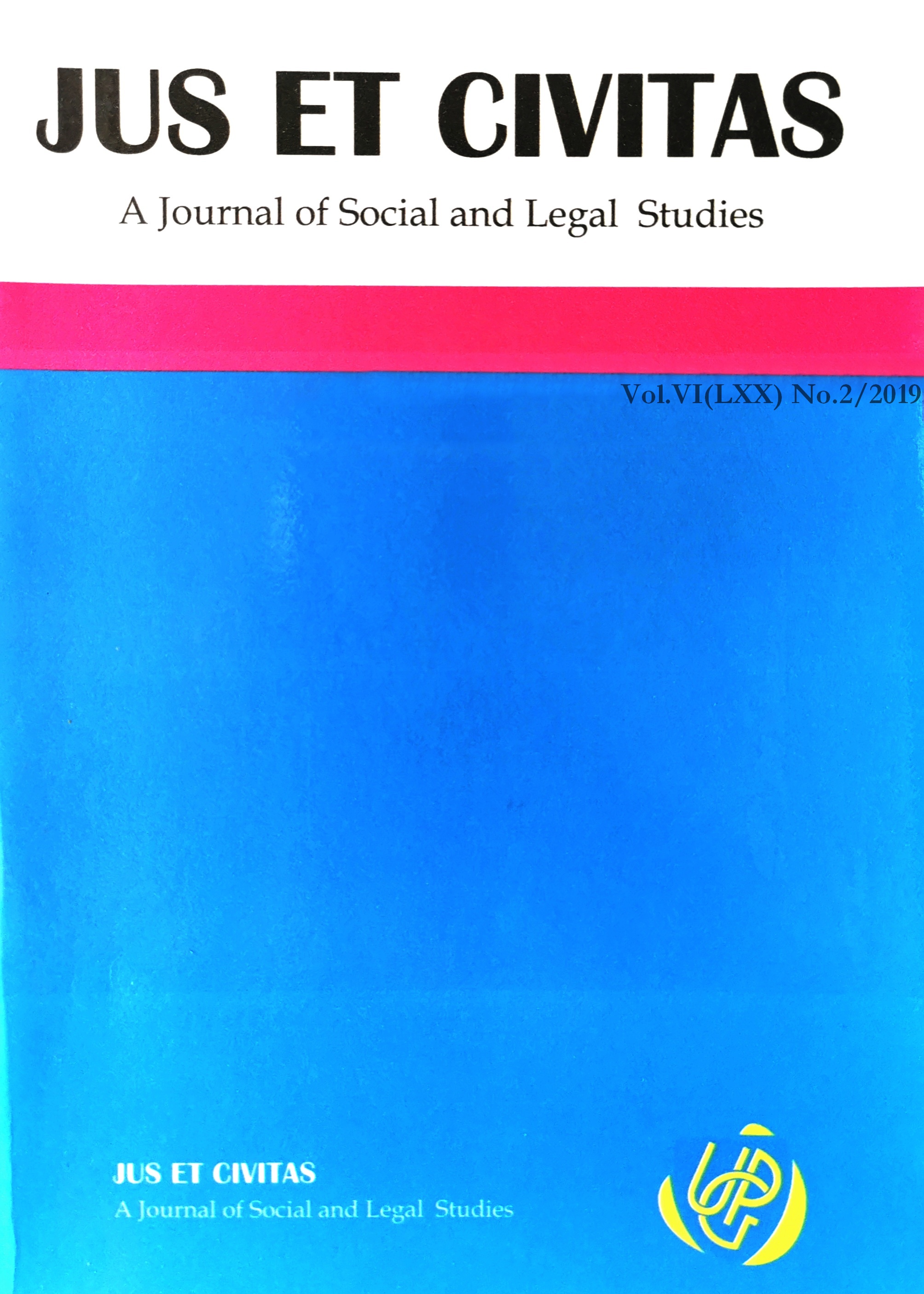 Jus et Civitas - A Journal of Social and Legal Studies (former Buletinul Universității Petrol Gaze din Ploiești, Seria Științe Socio-Umane și Juridice)