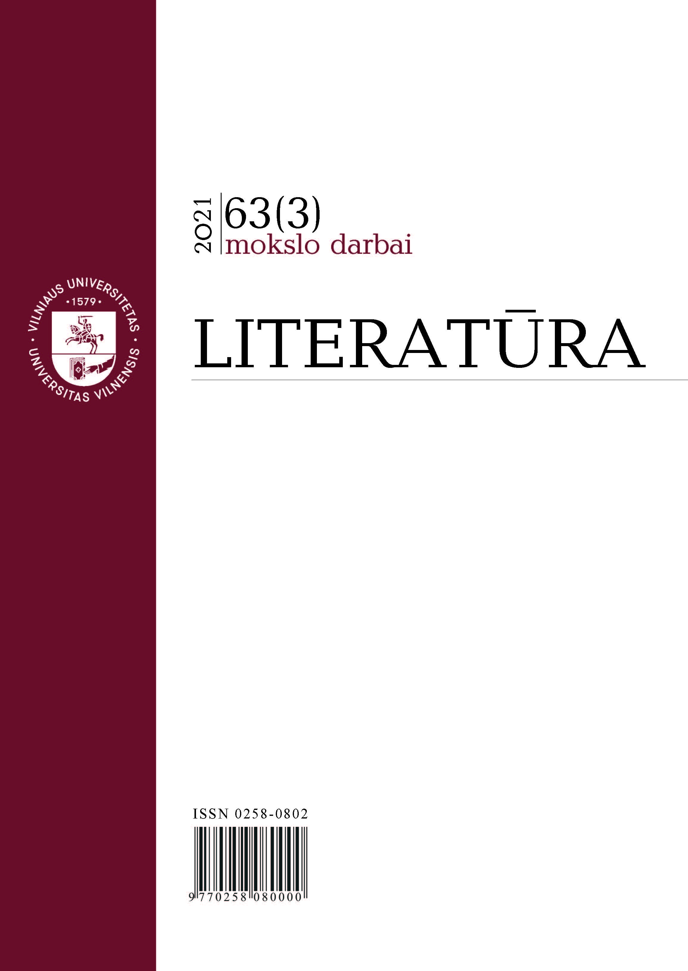Literature Cover Image