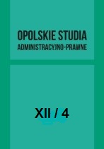 Opole Legal and Administrative Studies Cover Image