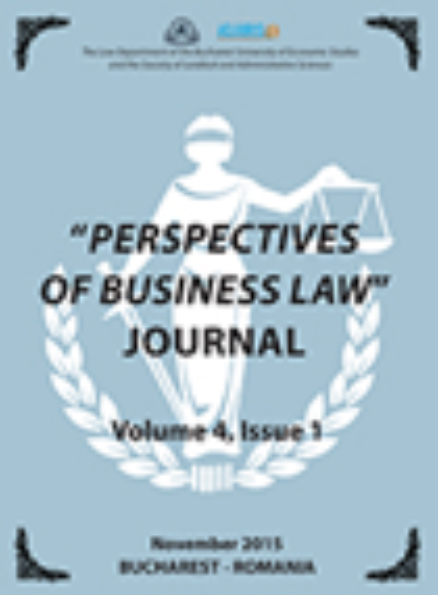 Perspectives of Business Law Journal