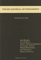 Polish Journal of Philosophy