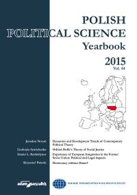 Polish Political Science Yearbook
