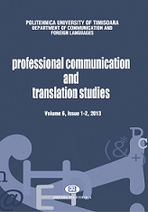 Professional Communication and Translation Studies