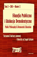 Public Philosophy and Democratic Education